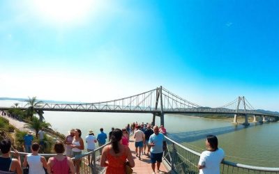 Dicas de segurança na Ponte Hercílio Luz verão