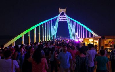 Eventos culturais na Ponte Hercílio Luz