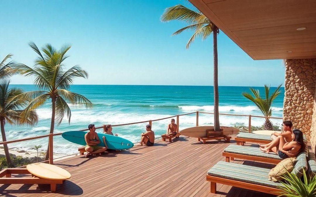 Hospedagem para surfistas na Praia da Joaquina