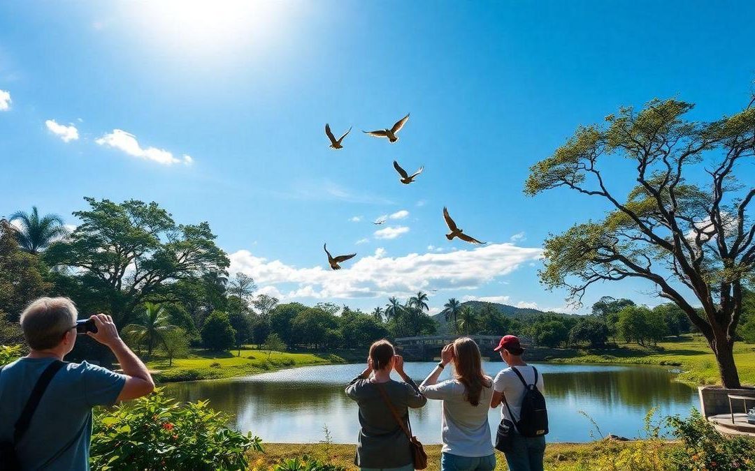 Observação de pássaros no Parque do Rio Vermelho