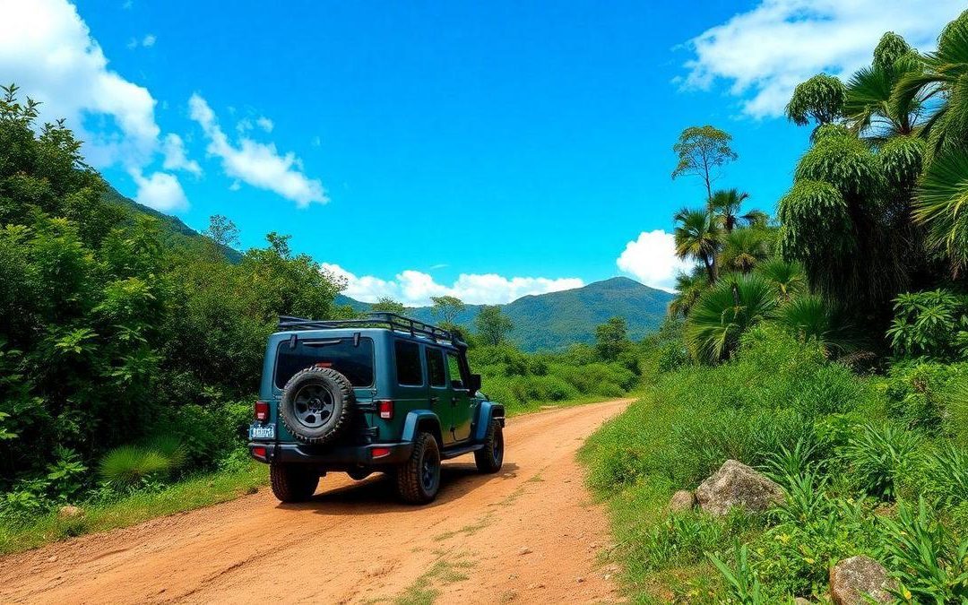 Passeio de 4×4 em trilhas isoladas em Florianópolis