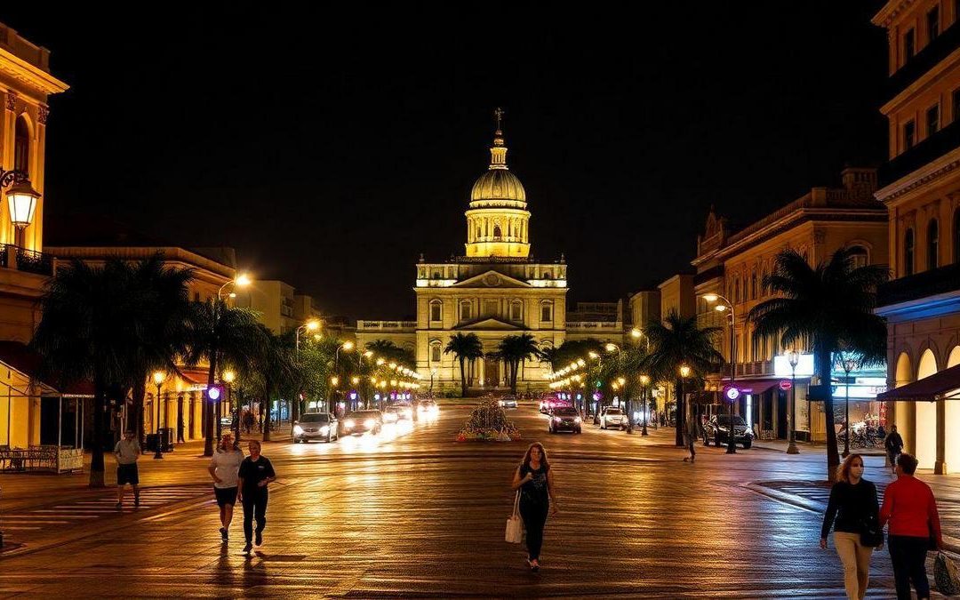 Tour noturno histórico pelo Centro de Floripa imperdível