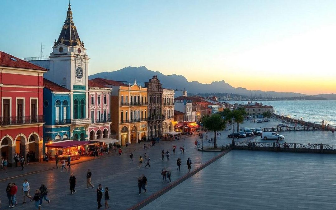 Visita ao Largo da Alfândega em Florianópolis