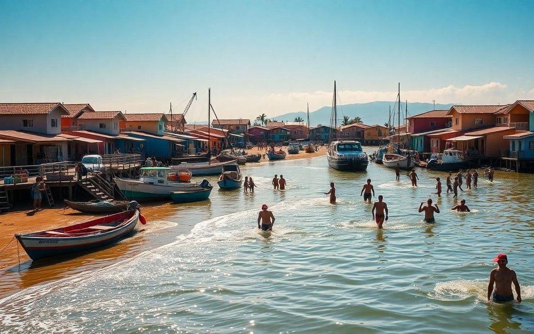 Visita às comunidades de pescadores em Florianópolis